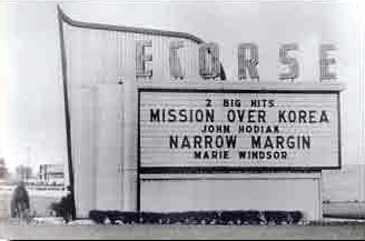 Ecorse Drive-In Theatre - Marquee - Photo From Rg